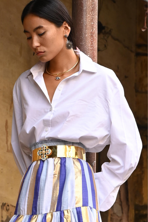 VICTORIAN ENAMEL BELT