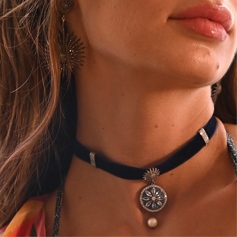 VICTORIAN VELVET CHOKER