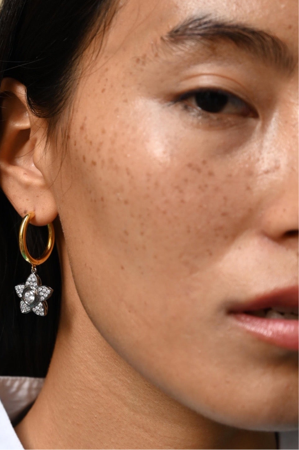 VICTORIAN MIXED METAL HOOPS