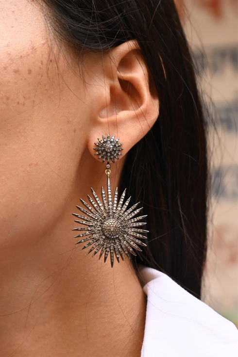 STAR CHANDELIER EARRINGS
