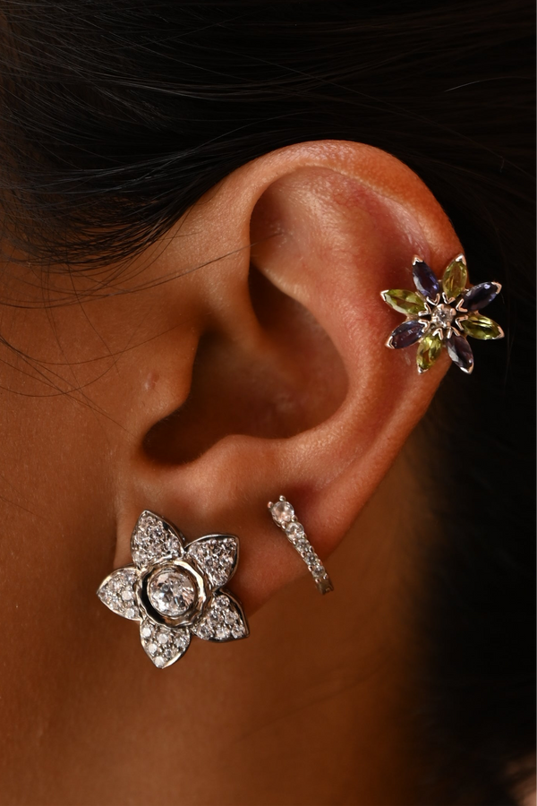 VICTORIAN SILVER EARRING
