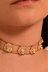 SPARKLING GOLD LION CHOKER