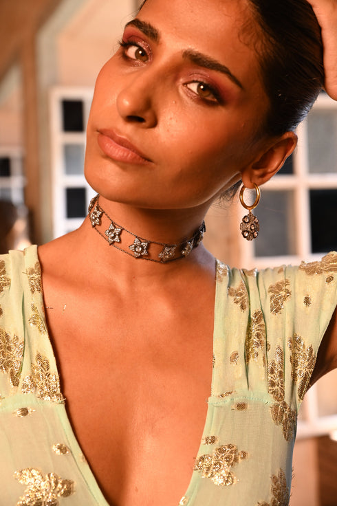 VICTORIAN SILVER CHOKER