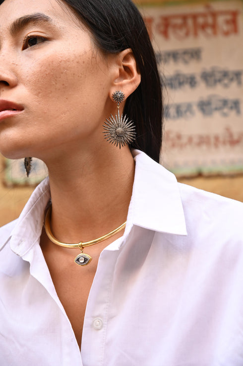 STAR CHANDELIER EARRINGS