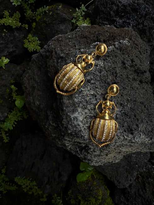 CELESTIAL SCARAB DANGLERS