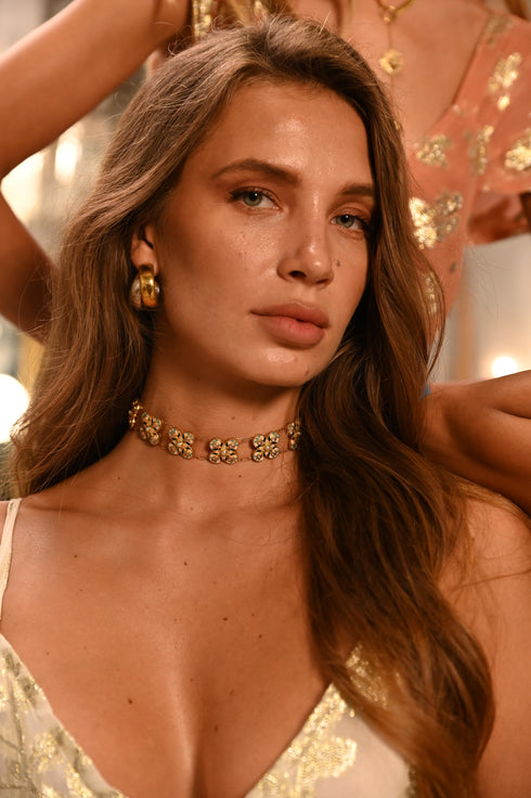 VICTORIAN ENAMEL CHOKER