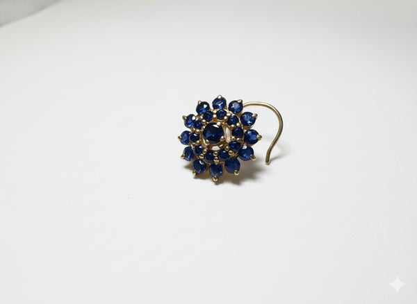 IOLITE NOSE PIN