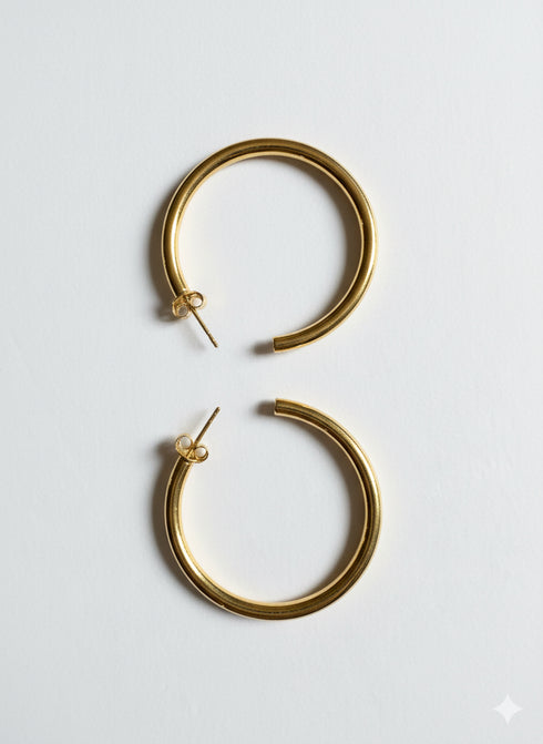 BOLD GOLD HOOPS