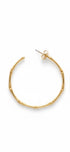 THIN BAMBOO HOOP EARRINGS