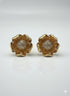 GOLD FLOWER EARRINGS