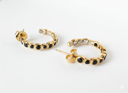 CHIC DOUBLE HOOPS