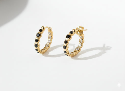 CHIC DOUBLE HOOPS