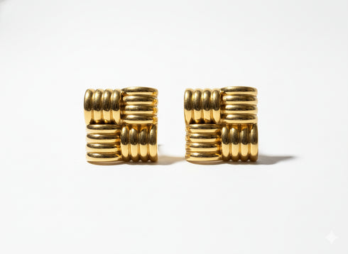 VINTAGE SQUARE EARRINGS