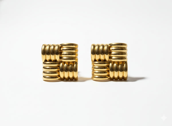 VINTAGE SQUARE EARRINGS