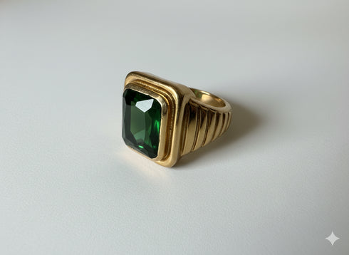 VINTAGE GROOVED RING