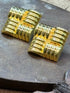 VINTAGE SQUARE EARRINGS