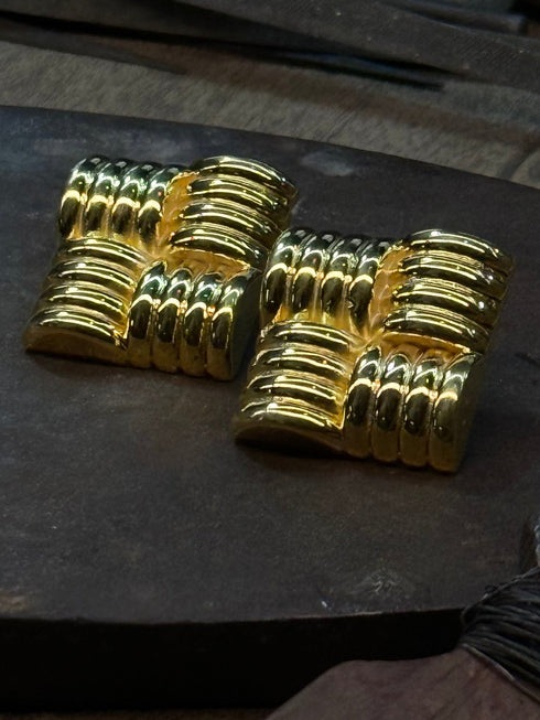 VINTAGE SQUARE EARRINGS