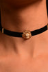 LION BLACK VELVET CHOKER