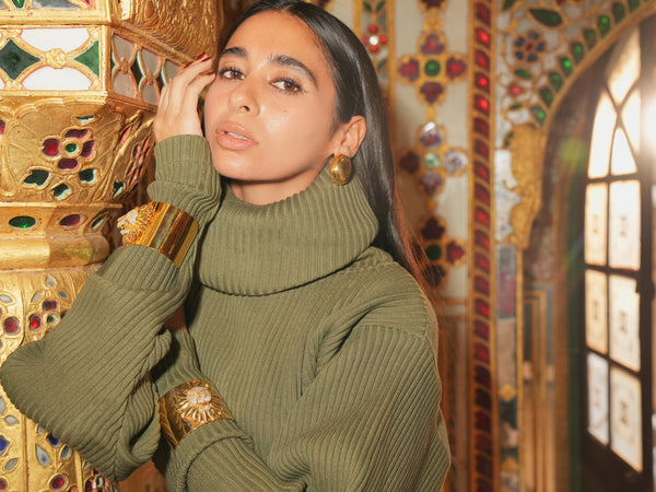 GOLD DOME EARRINGS