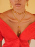 GOLD FLOWER CHOKER