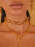 GOLD FLOWER CHOKER
