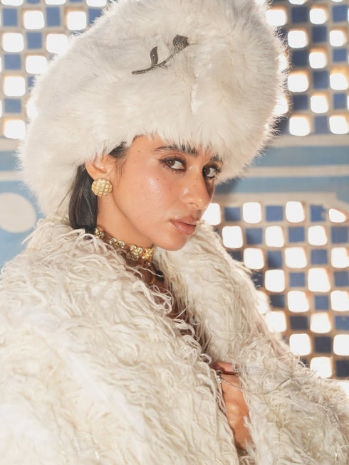 GOLD STUDDED EARRINGS